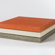 Solidia’s cement used to make colored concrete tiles.